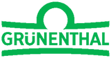 Ein grünes Logo für ein Unternehmen namens Grünenthal