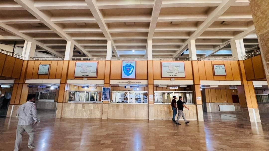 Empfangshalle/Eongangshalle des Hospitals Derîk