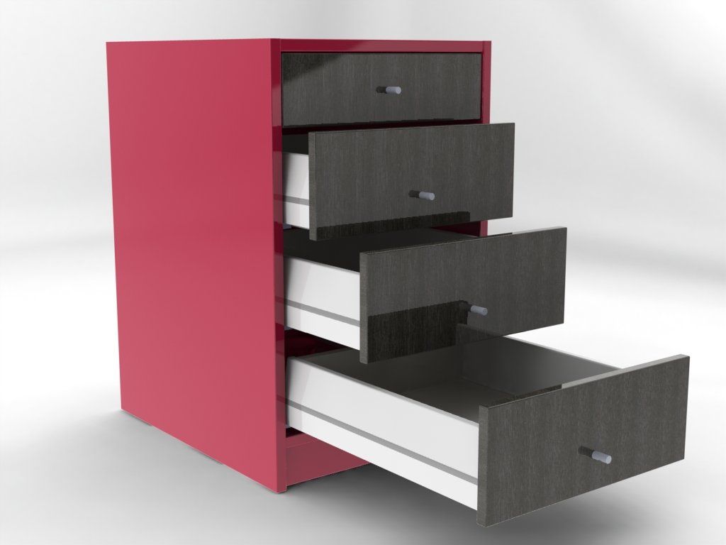 Caisson tiroir 3D