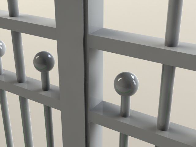 Création portail en fer