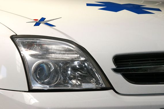Un véhicule vue de face