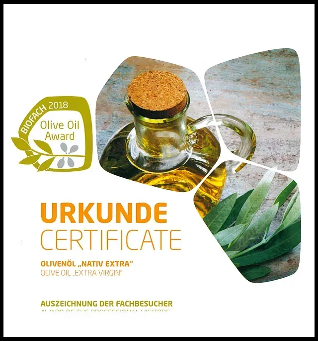 Un certificado que dice