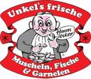 Unkel's Fische See-Muscheln rotes Logo