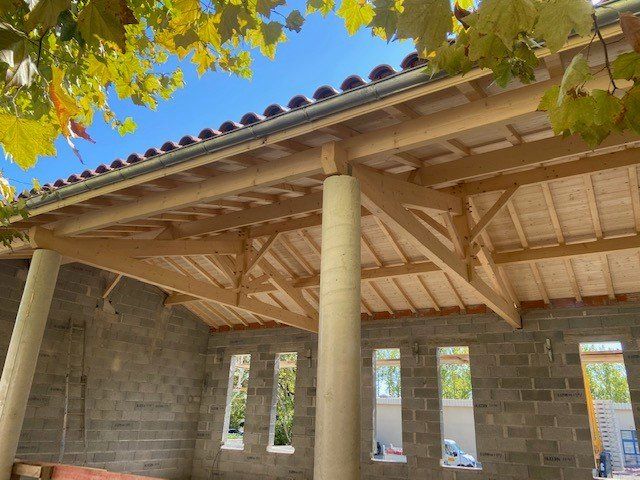 Charpente traditionnelle en bois