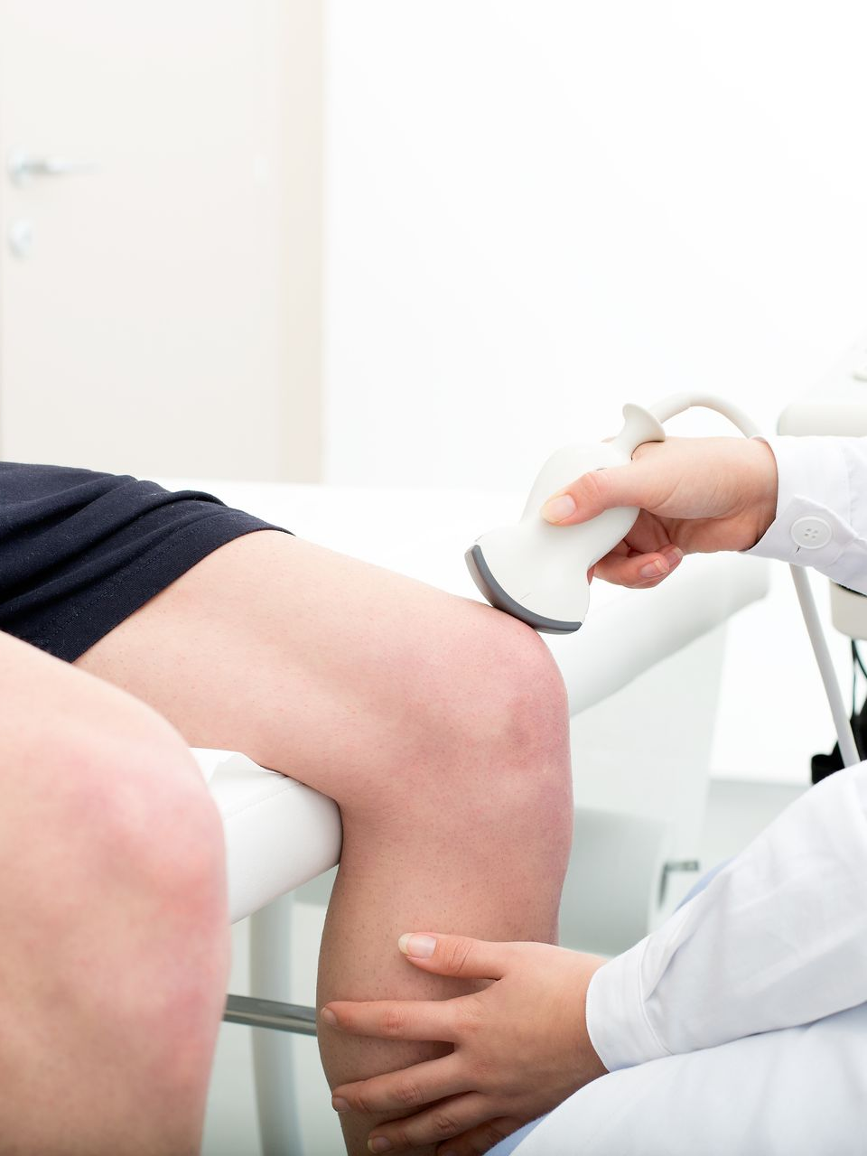 Échographie d'un genou