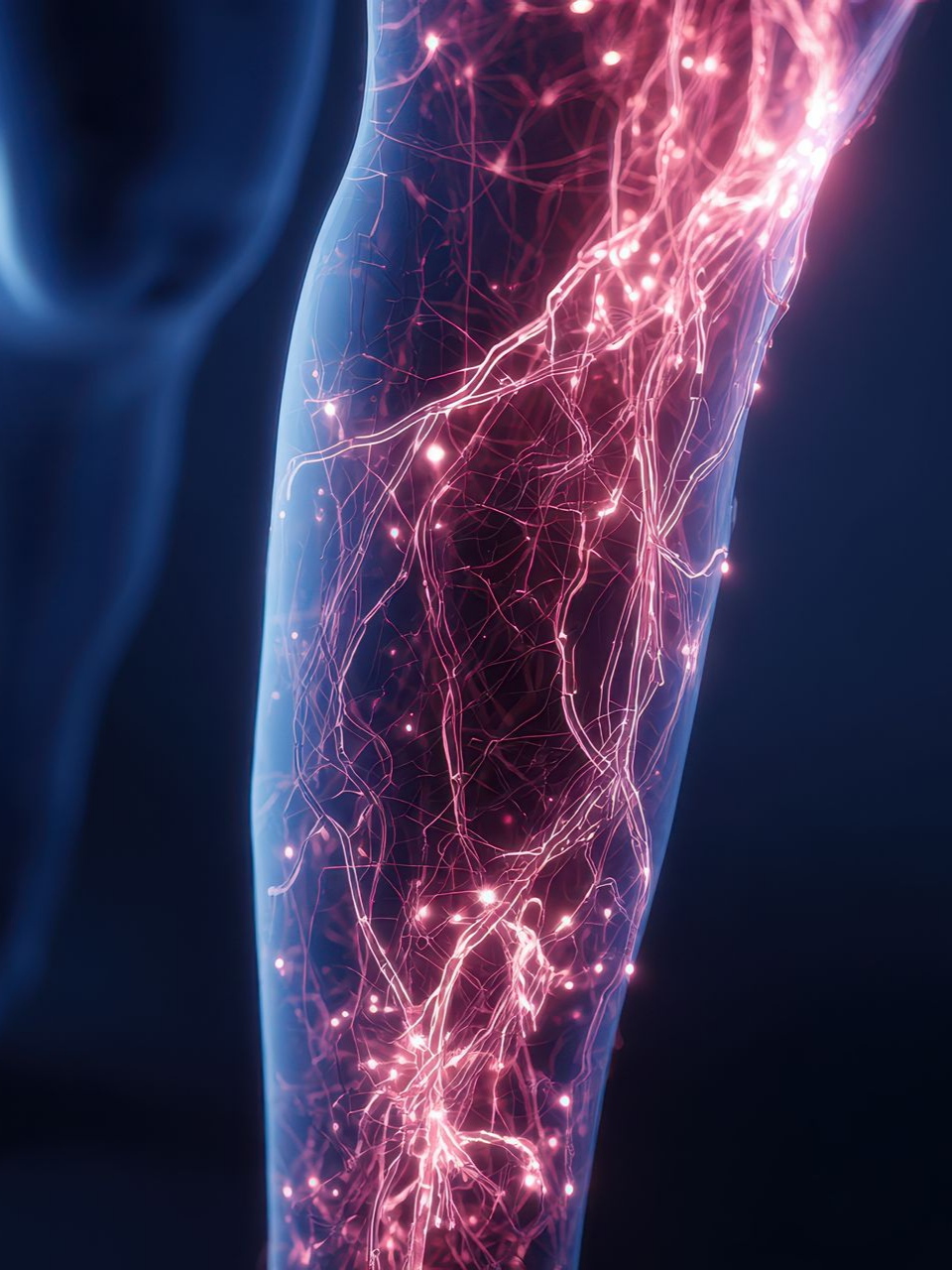 Vascularisation d'une jambe