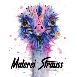 Malerei Strauss- logo