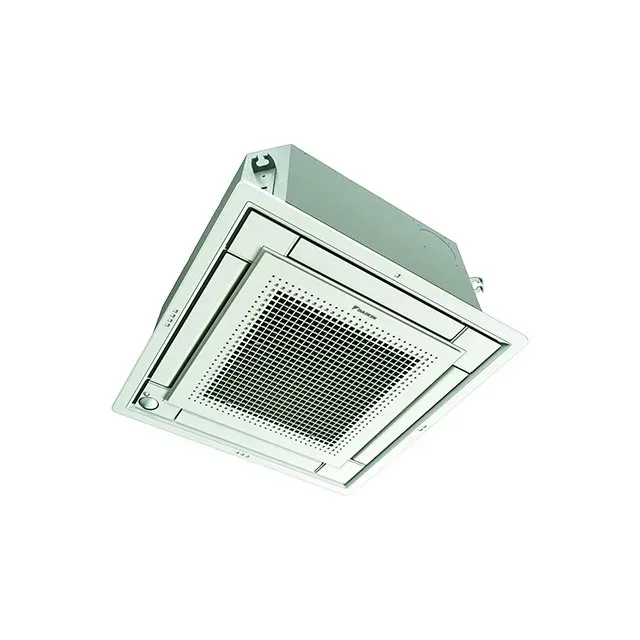 Grille de ventilation carrée à fixer au plafond ou diffuseur de climatisation, blanc et vert pâle.