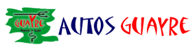Un logotipo para autos guayre con fondo verde.