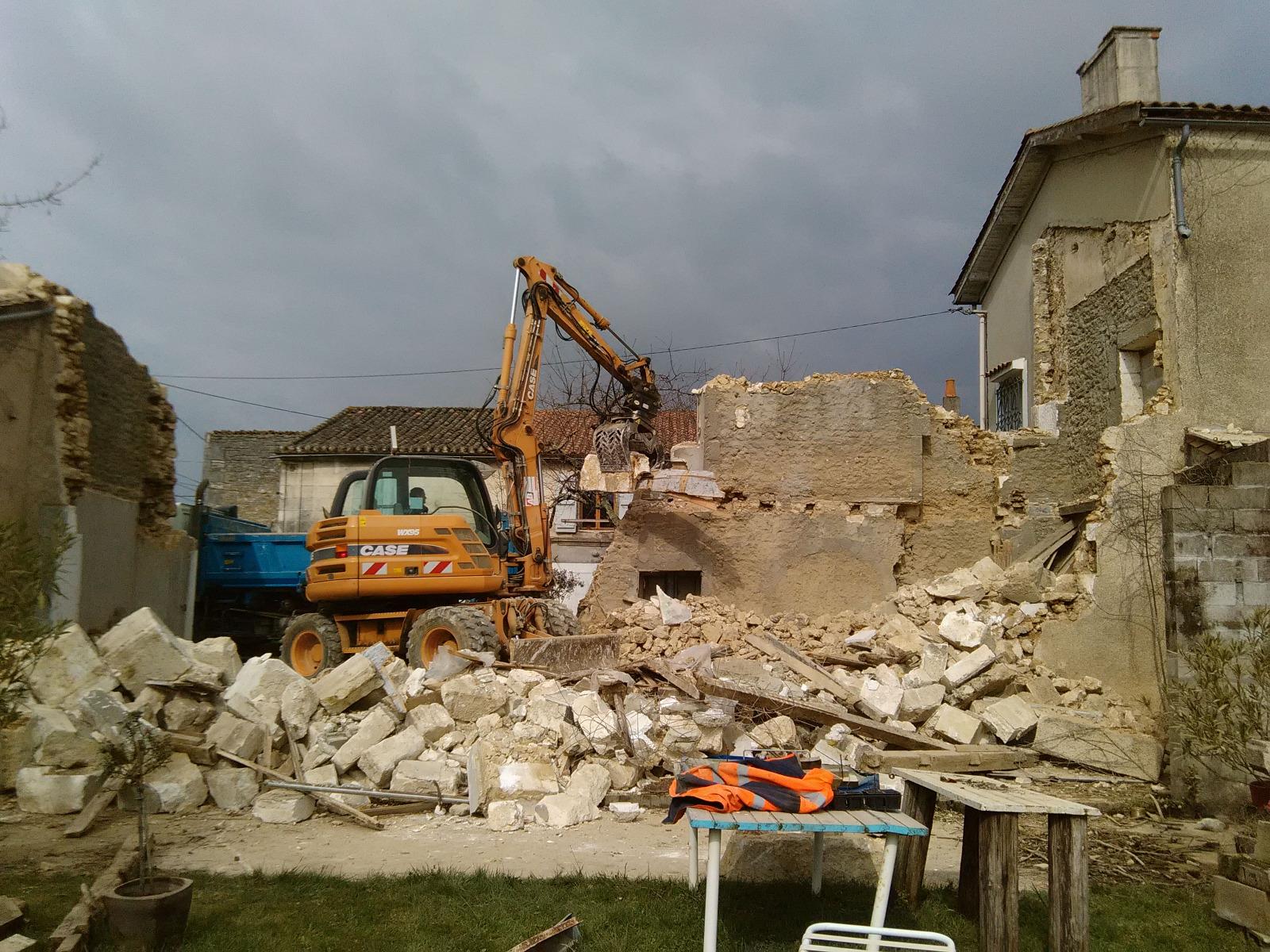 Travaux de déconstruction