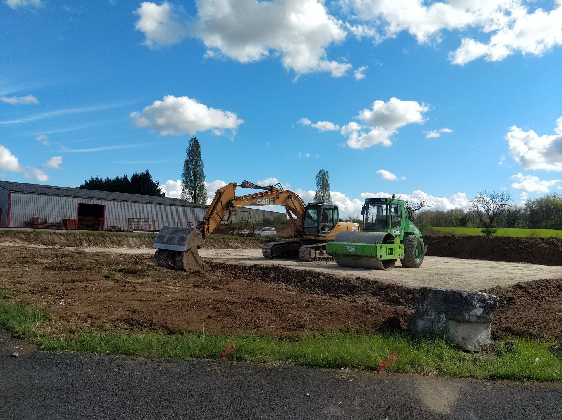 Travaux de terrassement