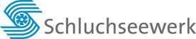 Logo von Schluchseewerk, mit einem stilisierten Turbinensymbol und Text.