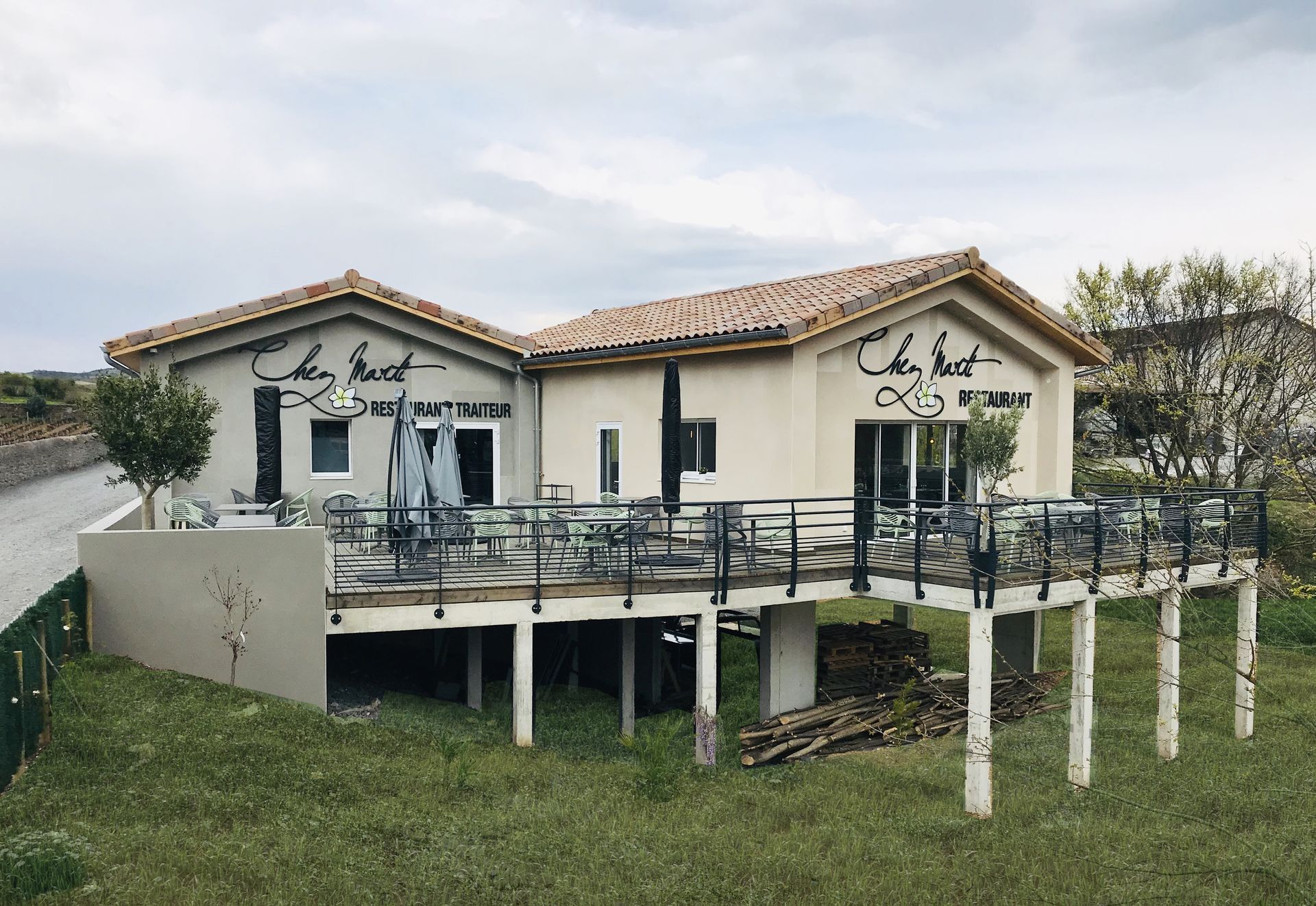 Terrasse de restaurant