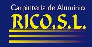 El logotipo de carpintería de aluminio rico sl