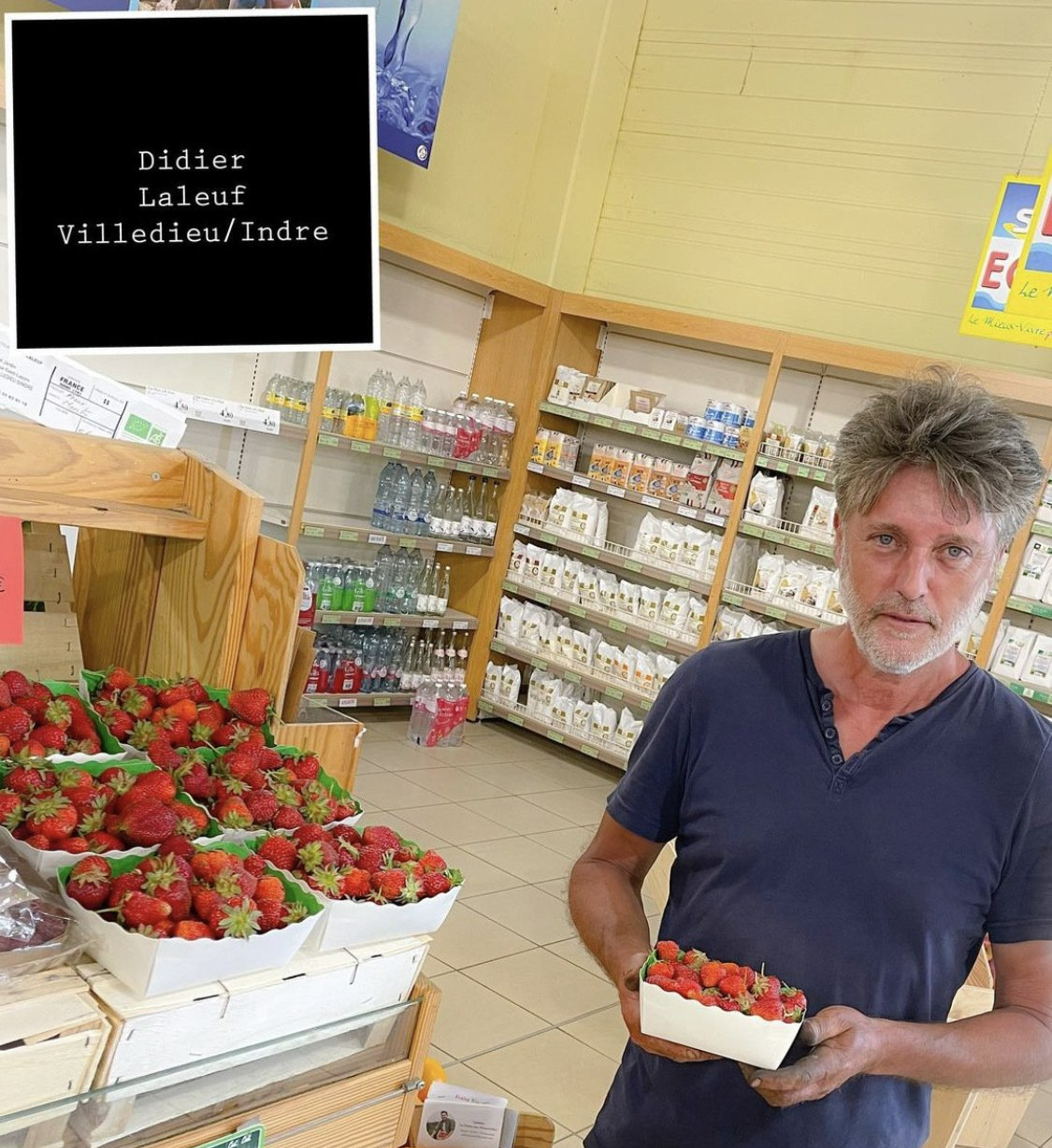 Didier producteur de fraise