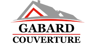 Logo d'une maison grise et rouge avec une ligne rouge incurvée en dessous, suggérant la construction d'une habitation.