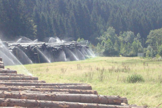 Beregnungssystem für kommerzielle Forstwirtschaft.