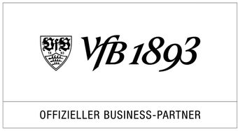 VfB 1893 logo with shield emblem and “OFFIZIELLER BUSINESS-PARTNER” text