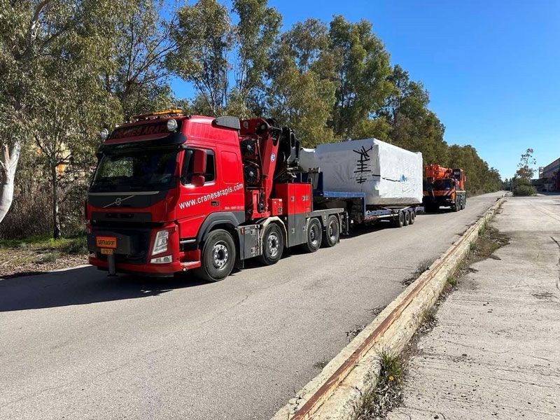 Ειδικές Μεταφορές Cranes Arapis στον Πειραιά