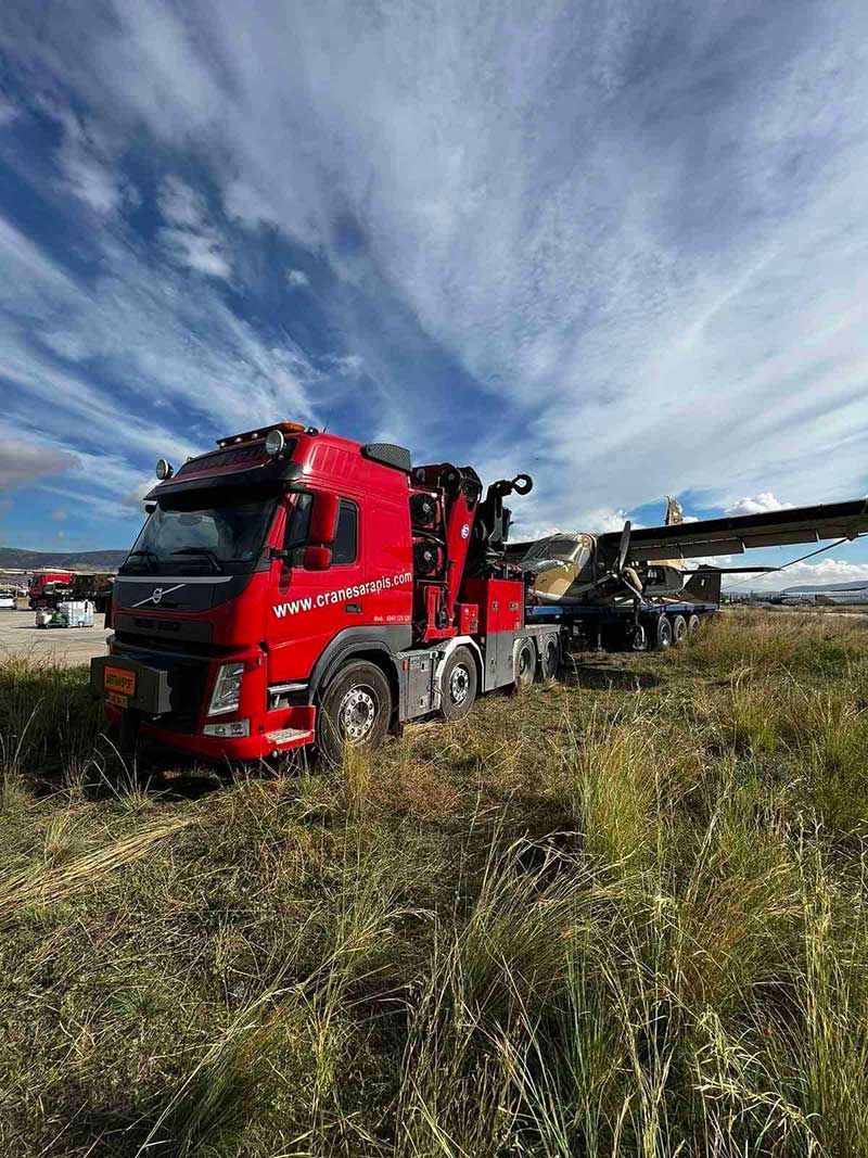 Ειδικές Μεταφορές Cranes Arapis στον Πειραιά