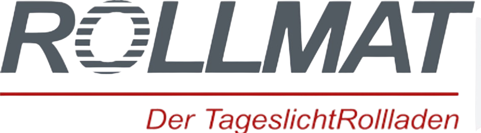 A logo for rollmat der tageslichtrollladen