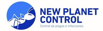 El logotipo de New Planet Control muestra una hormiga en un círculo azul.
