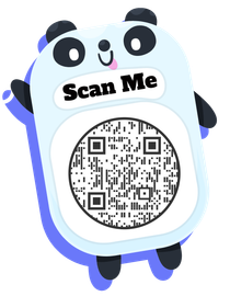 QR Code panda page accueil