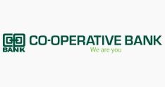 Co-operative Bank logo in green with the slogan “We are you” on a white background