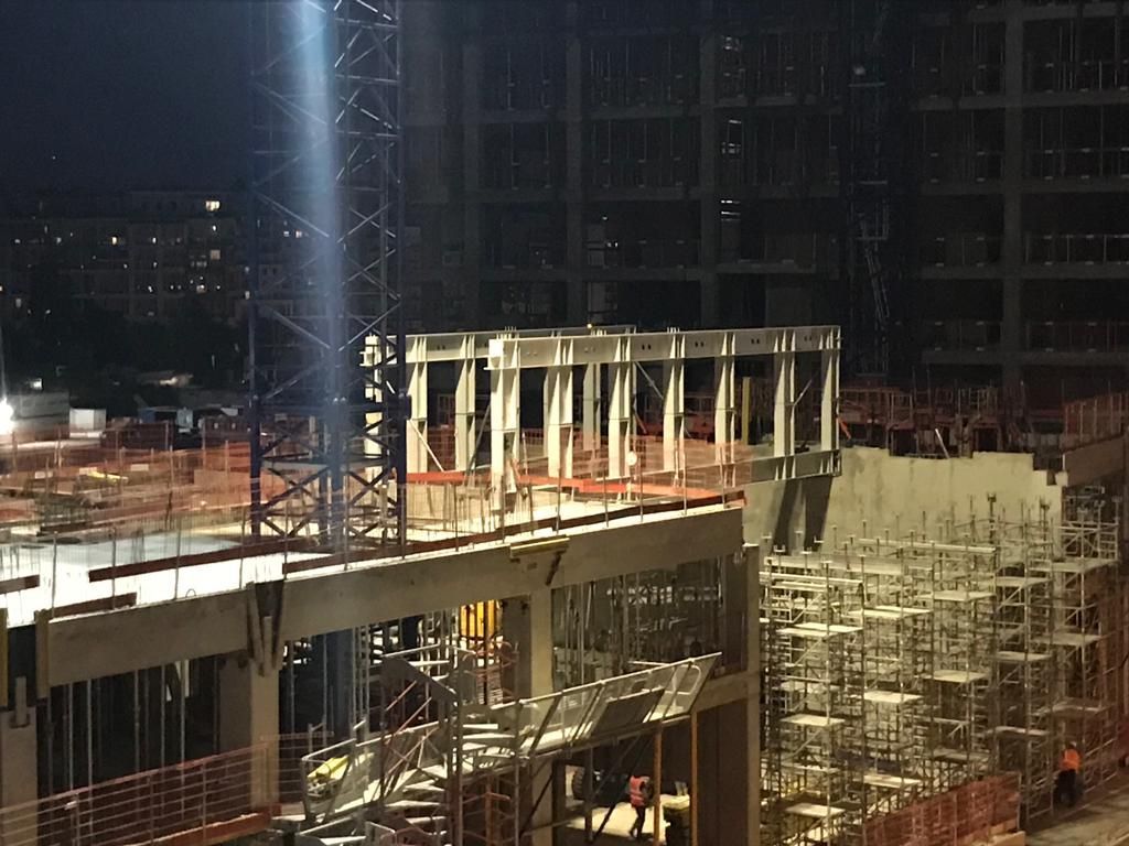 Chantier de construction du siège de VINCI à Nanterre 3