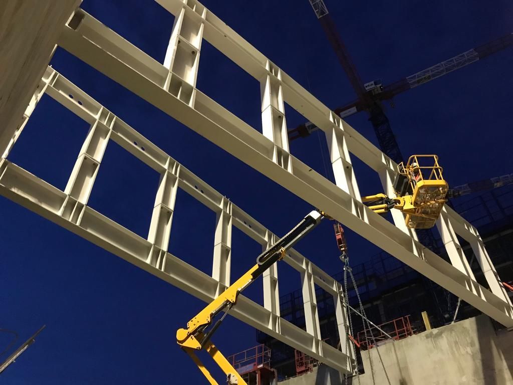 Chantier de construction du siège de VINCI à Nanterre 2