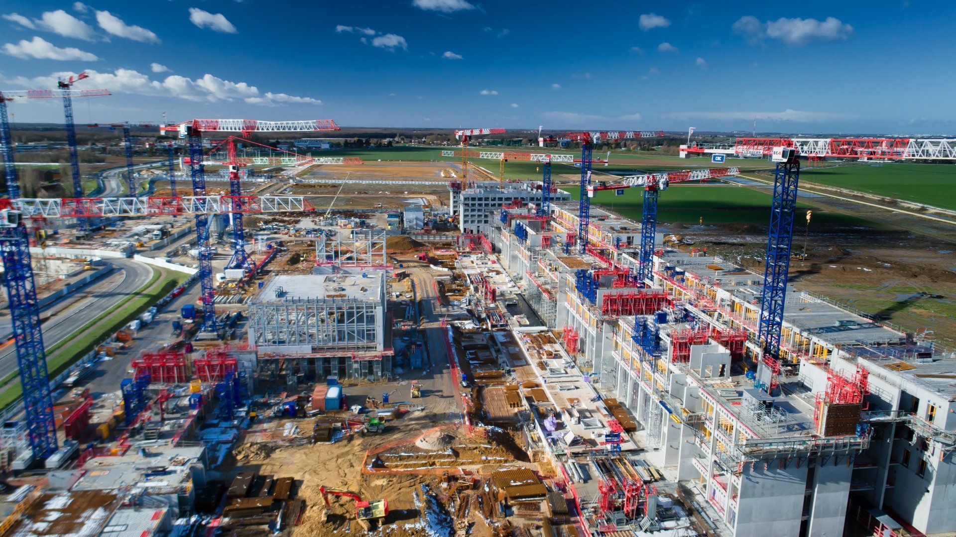 Chantier de construction de l'École Normale Supérieure à Cachan 3