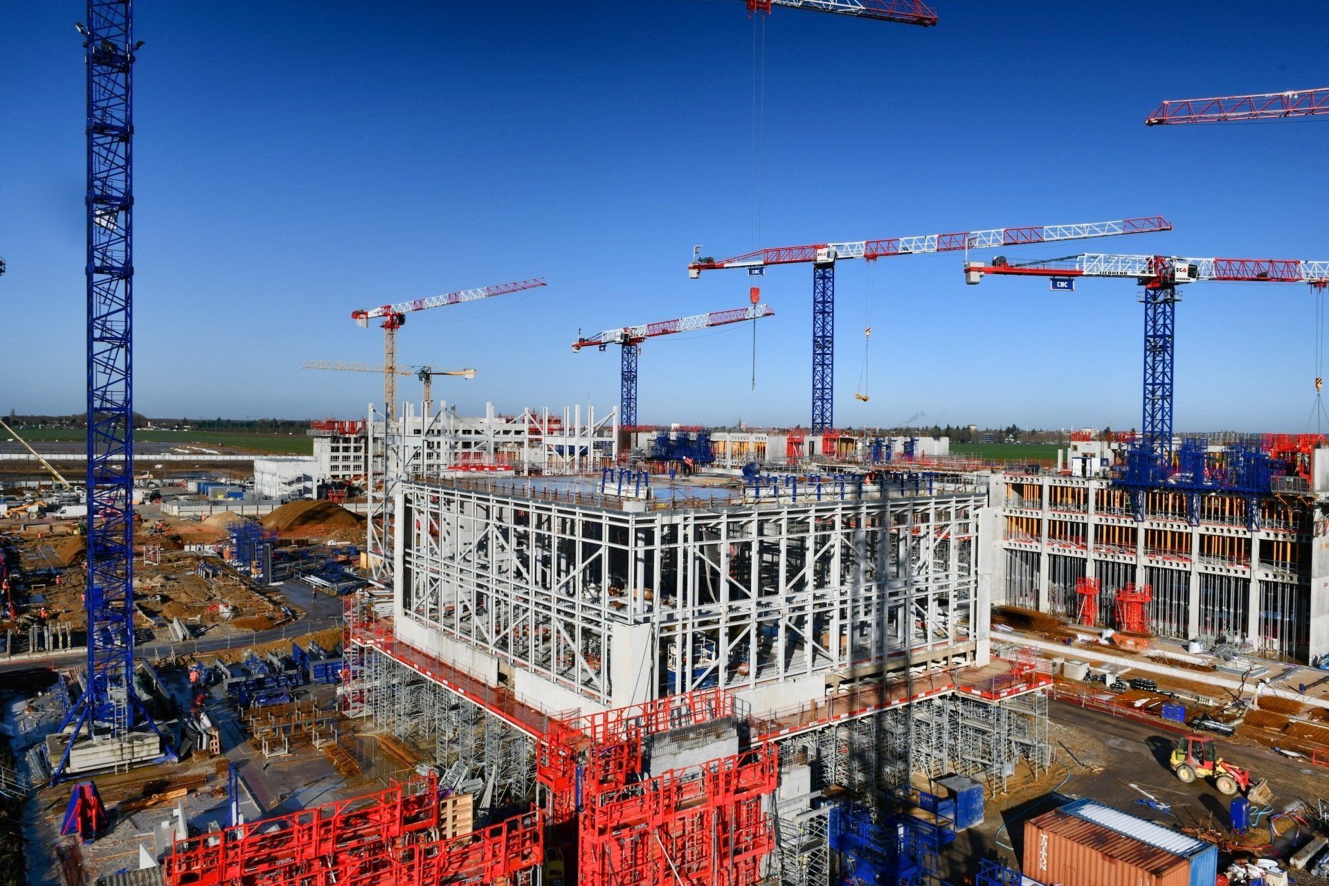 Chantier de construction de l'École Normale Supérieure à Cachan 5
