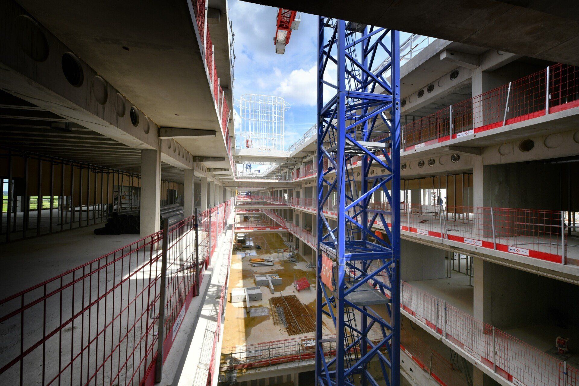Chantier de construction de l'École Normale Supérieure à Cachan 9