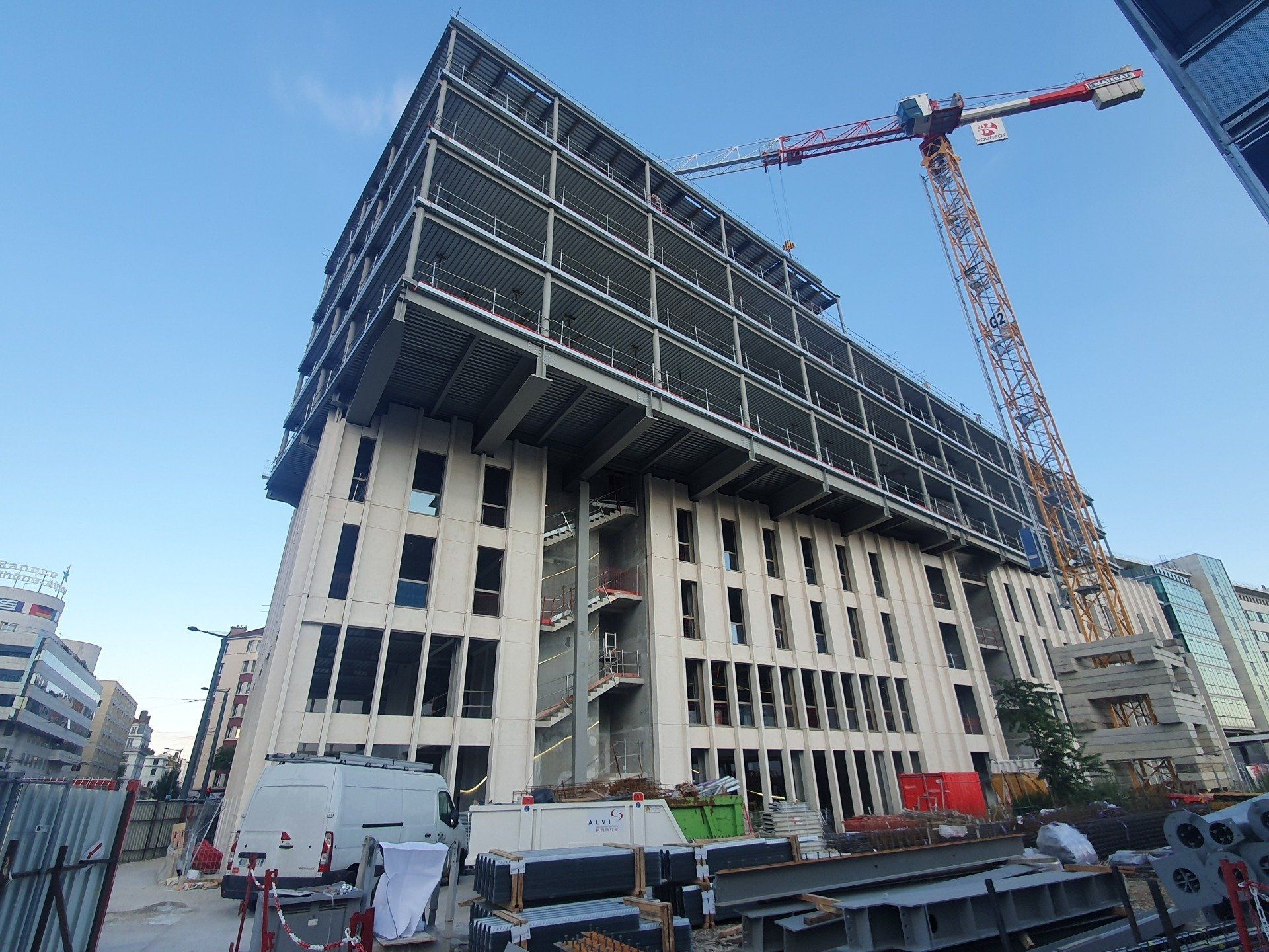 Construction d'un immeuble de bureaux à Lyon 3