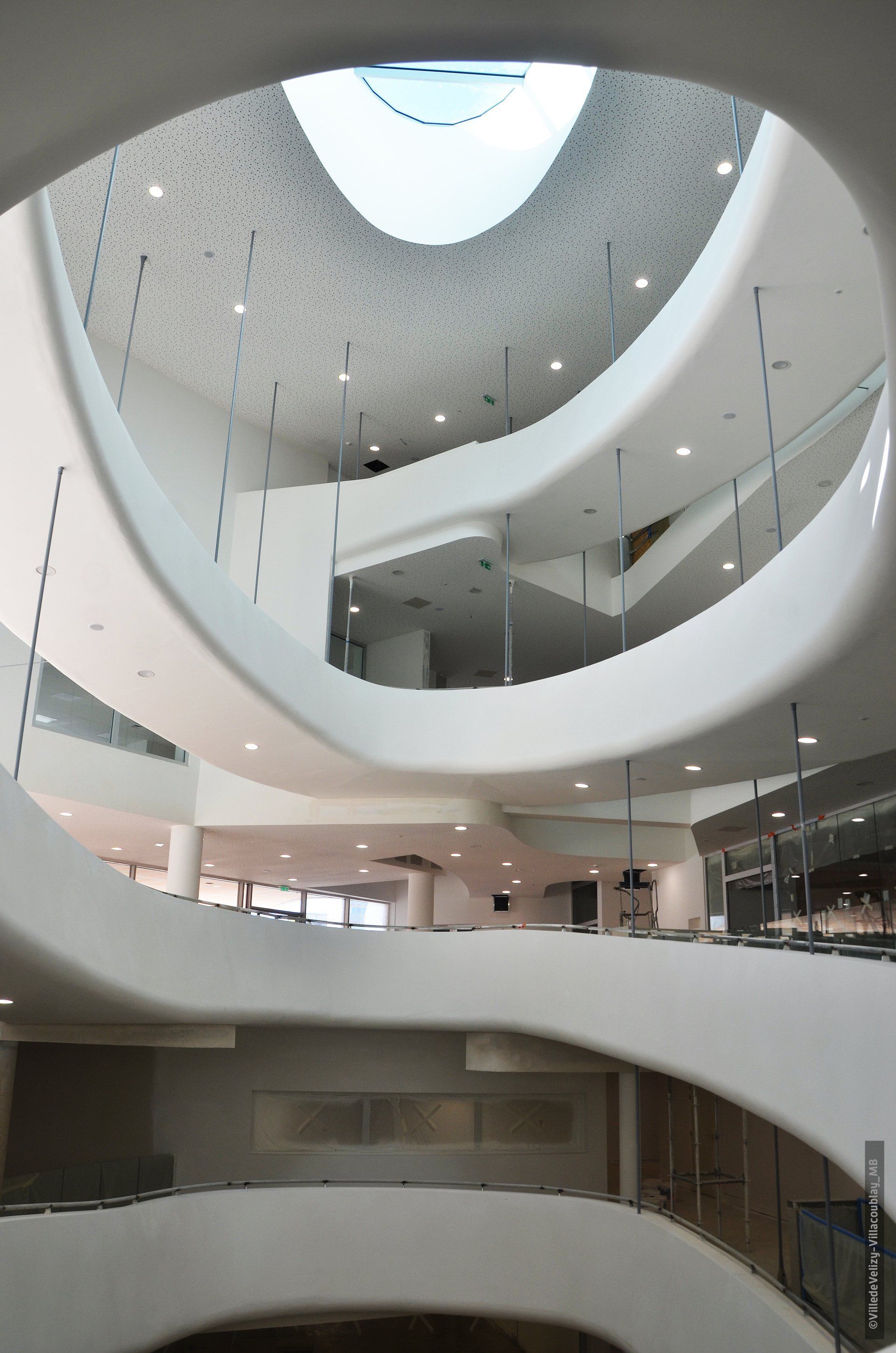 Rampe hélicoïdale terminée