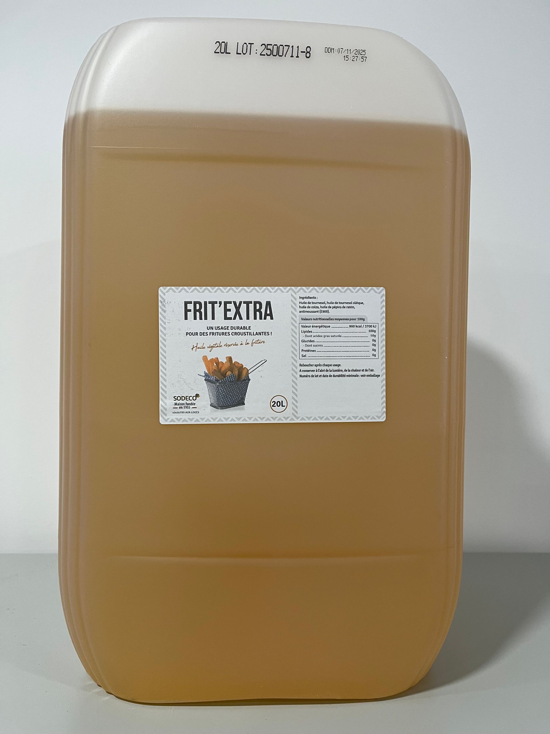 Bidon d'huile Fritur Pro
