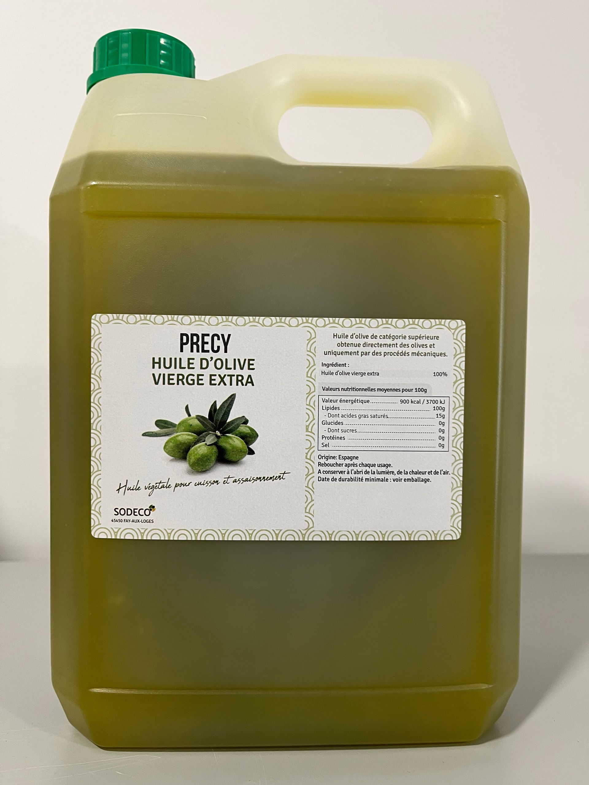 Un bidon d'huile d'olive