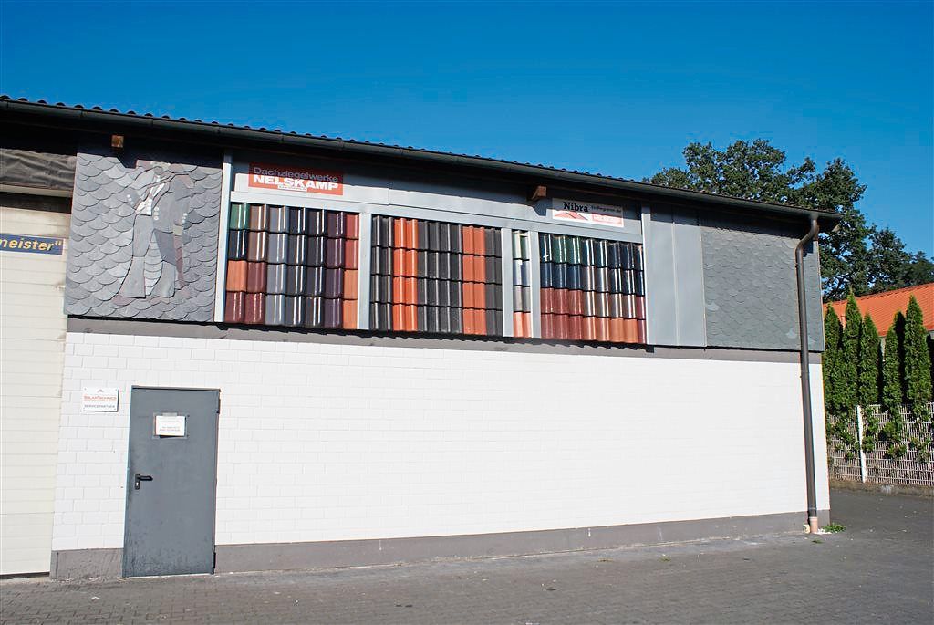 Fassade mit Musterziegel