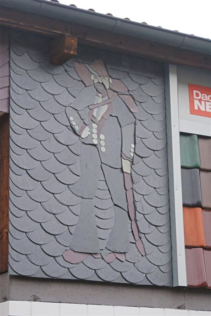 Dachziegel Musterdekoration