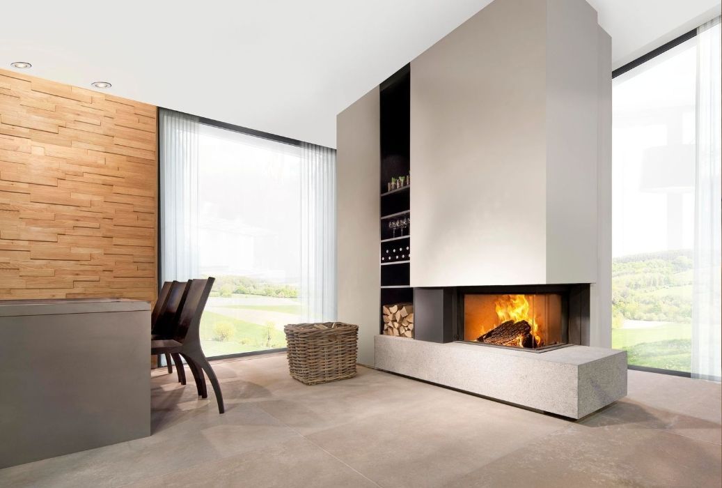 Cheminée à bois Kalfire-W65-38CR