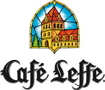 Logo de Café Leffe.