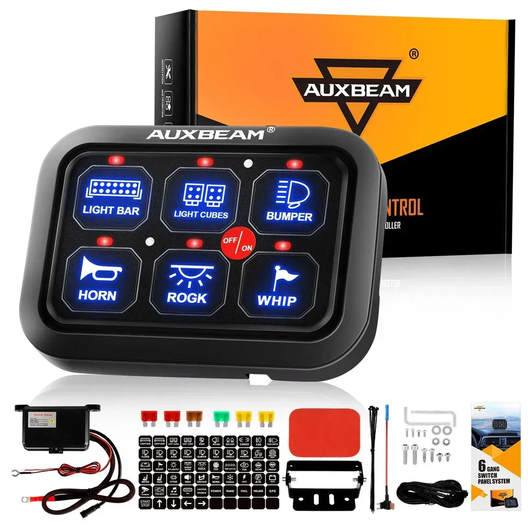 Auxbeam rofaborð 6 rofa