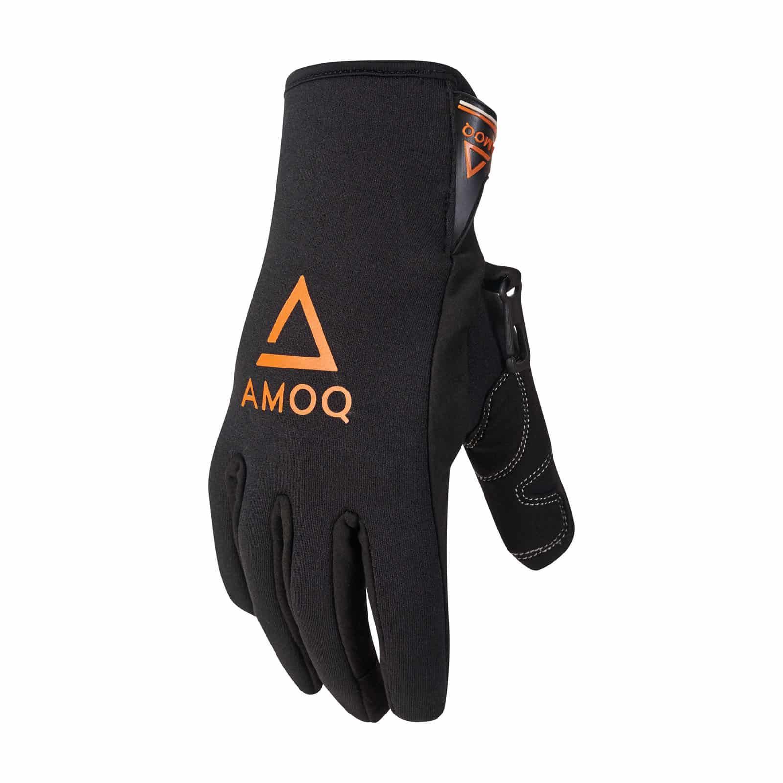 Amoq Neoprene hanskar svartir/orange