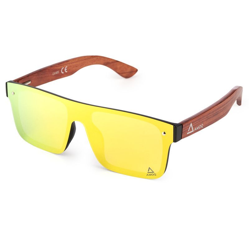 Amoq Burst sólgleraugu gul spegla