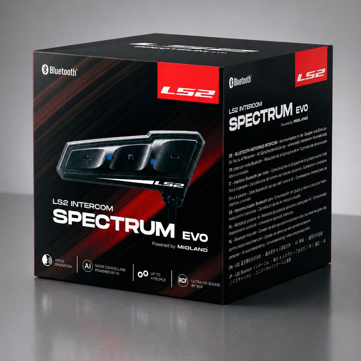 LS2 Spectrum EVO bluetooth í hjálma