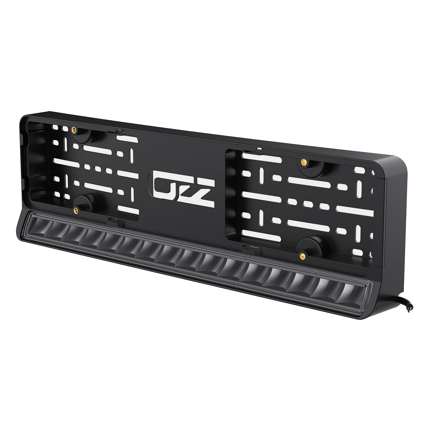 OZZ LED bar í númeraramma svartur
