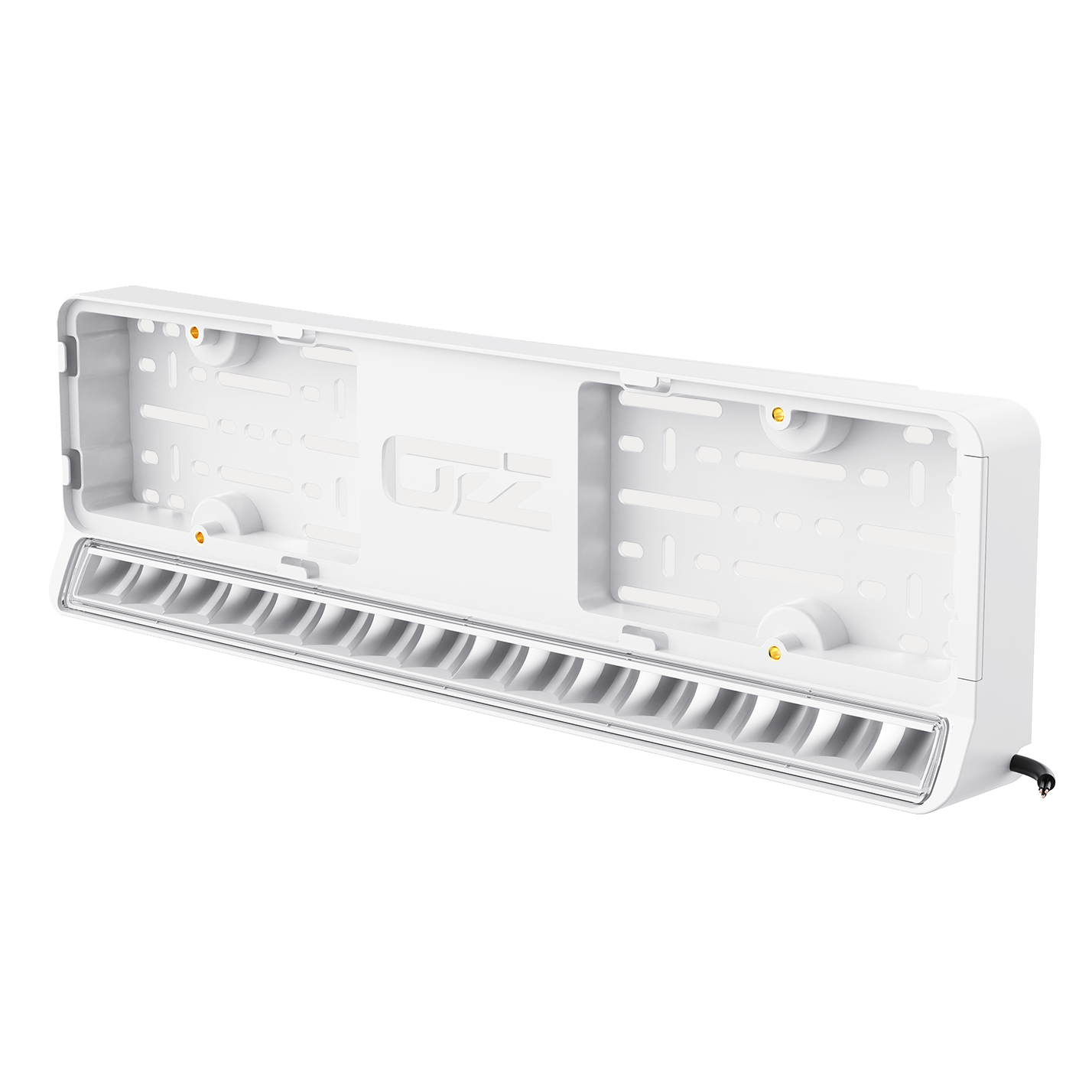 OZZ LED bar í númeraramma hvítur