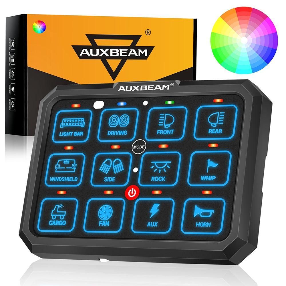 Auxbeam rofaborð 12 rofa