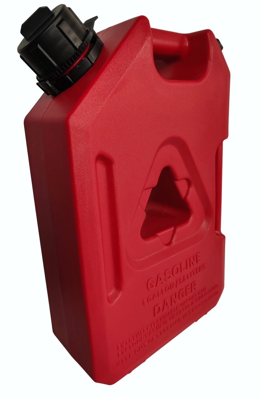 Bensínbrúsi flatur 3.8L - rauður