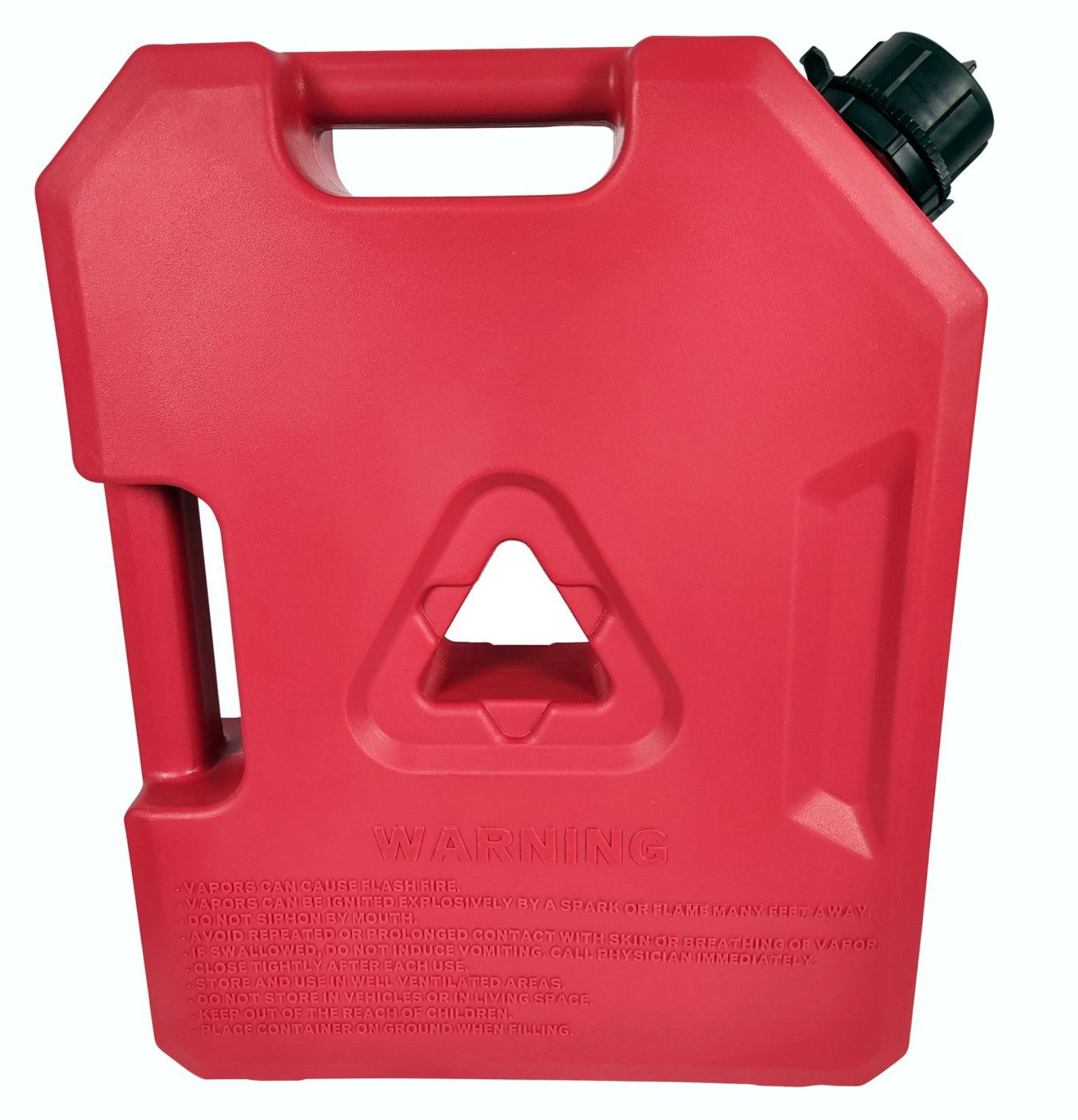 Bensínbrúsi flatur 7.6L - rauður